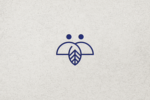 Minimalist Butterfly Nature Logo