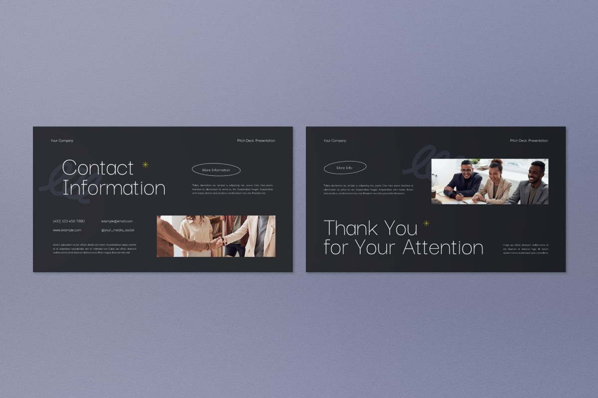 Gray Yellow Pitch Deck Keynote, a Presentation Template by graphicook (Photo 8 of 8)