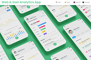 Web, User Analytics, Data Online App, an App Template by nagaredesignstudio (Thumbnail 1 of 2)