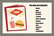 Fast Food Illustration Mascot Pack, a Food Illustration by saragoodies (Thumbnail 4 of 9)