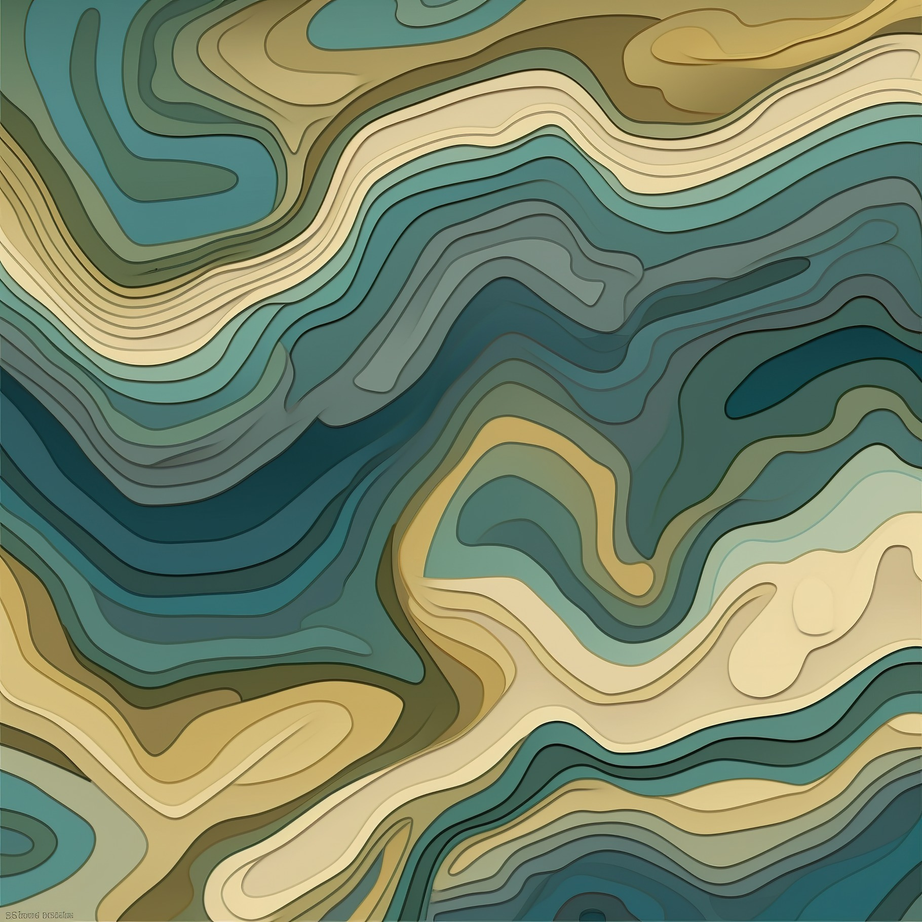 Trippy Waves Ripple Patterns, an Abstract Photo by Virgo Studio