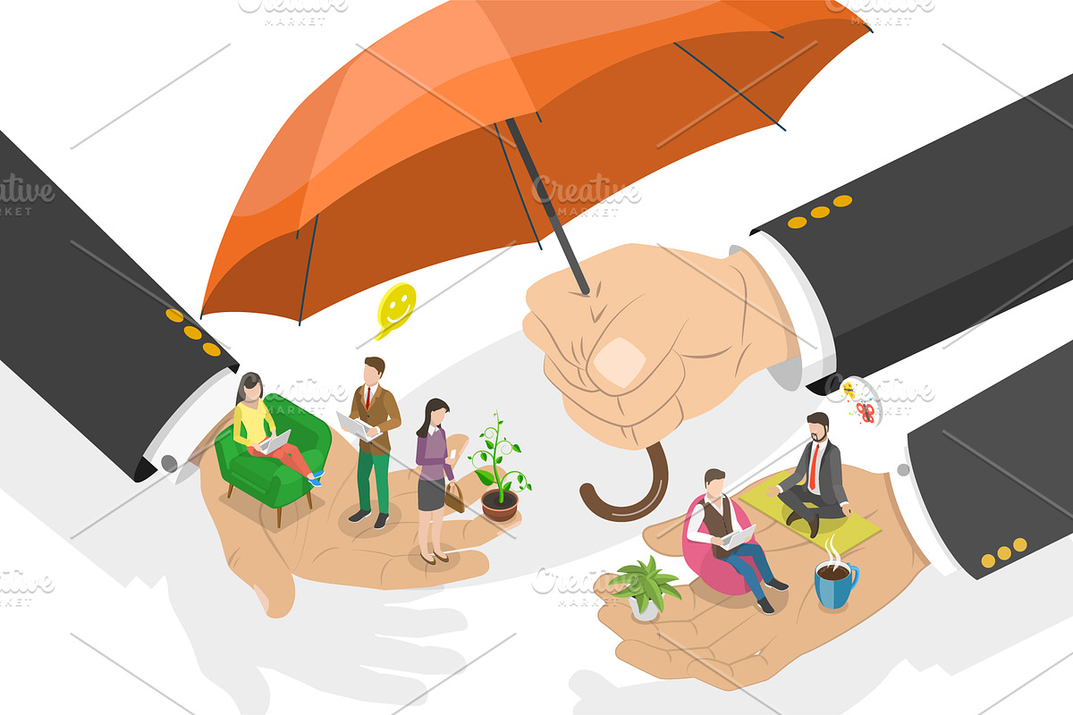 Insurance Set 01, a Person Illustration by AndriiStore (Photo 6 of 11)