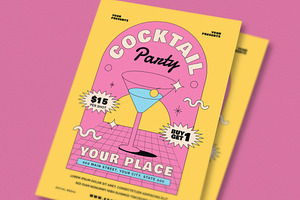 Summer Cocktail Party Flyer