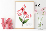 Mother's Day Flower Handprints Arts, a Templates & Theme by Adalin Shop (Thumbnail 4 of 11)