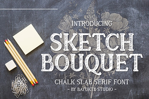 Sketch Bouquet Chalk Font