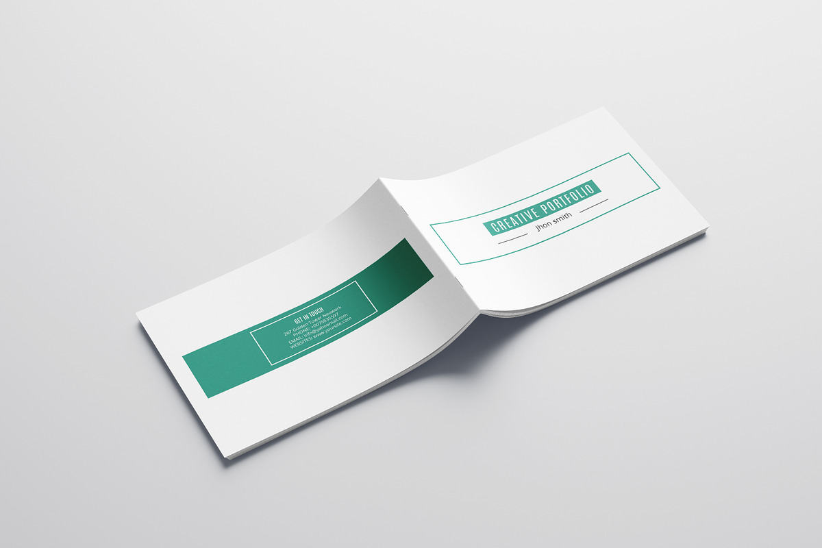 Portfolio Brochure Template, a Brochure Template by Template Shop (Photo 11 of 11)