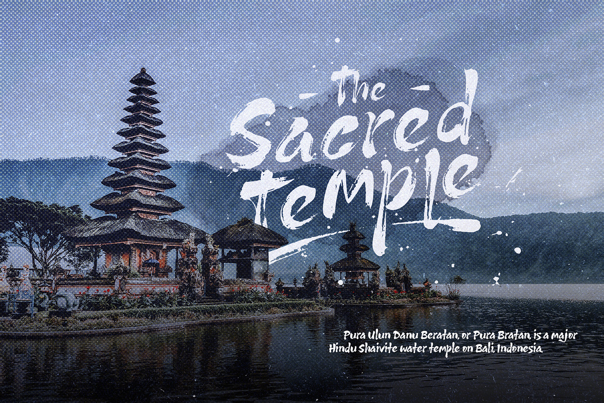 Amanojaku - Traditional Brush Font, a Script Font by tkzgraphic (Photo 4 of 9)