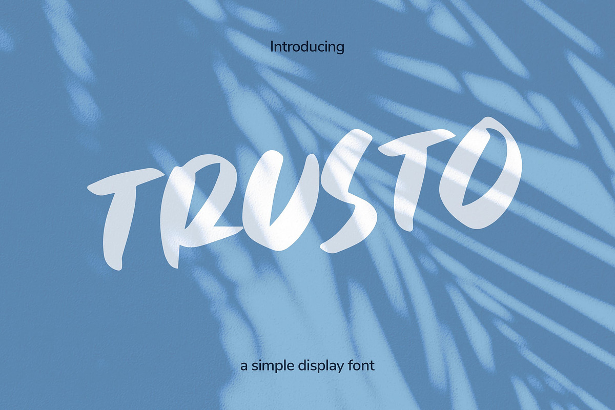 Trusto - Handwritten Font, a Font by MOCOSANS (Photo 1 of 5)