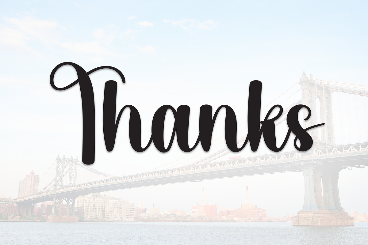 Bridge | Script Font, a Handwritten Font by Scratchones (Photo 9 of 9)