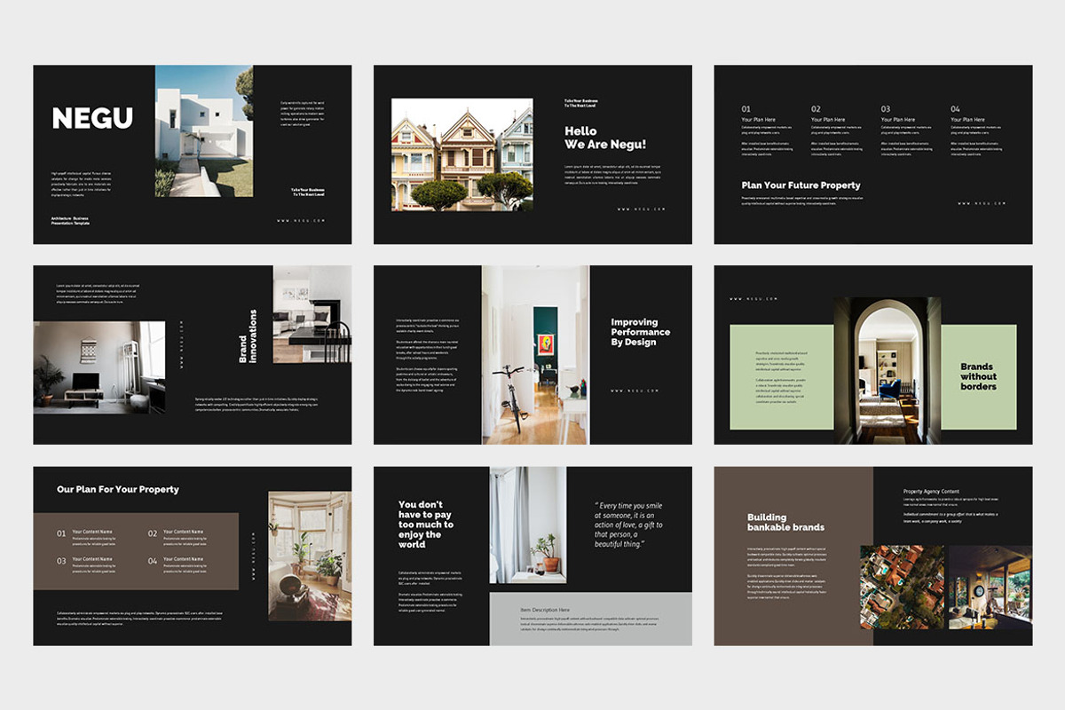 Negu : Real Estate Powerpoint, a Presentation Template by Punkl Camp (Photo 6 of 9)