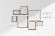 Gallery Wall Mockup | 7 Frames, a Household Mockup by DESIGN BY nube (Thumbnail 7 of 9)