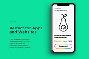 Organic | 25 Thin Line Icons, an Outline Icon by Alex Blogoodf (Thumbnail 7 of 15)