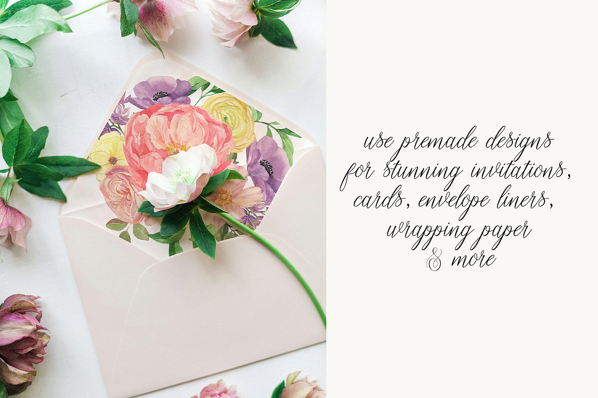 Chateau Ceremony Floral Wedding, a Decorative Illustration by Catch the Dream Art (Photo 5 of 15)