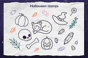 Halloween Procreate Stamp Brushes, a Decorative Illustration by InkPrintsTattoo (Thumbnail 4 of 9)