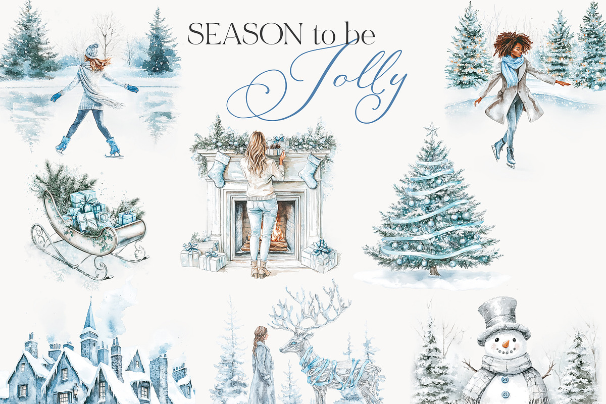 New! Winter Christmas Edition, a Seasonal Illustration by Isabelle Salem (Photo 103 of 227)