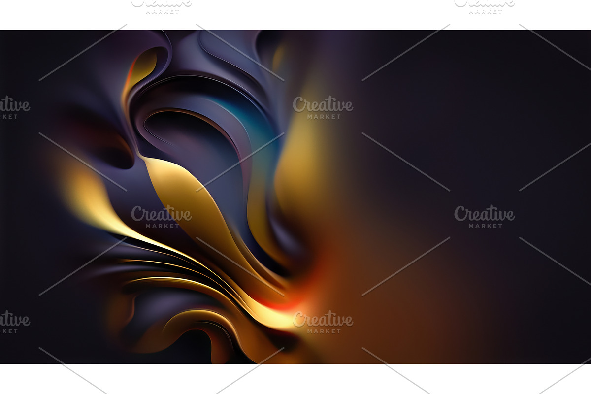 Colorful Abstract Design With, an Illustration by BazziBa♥