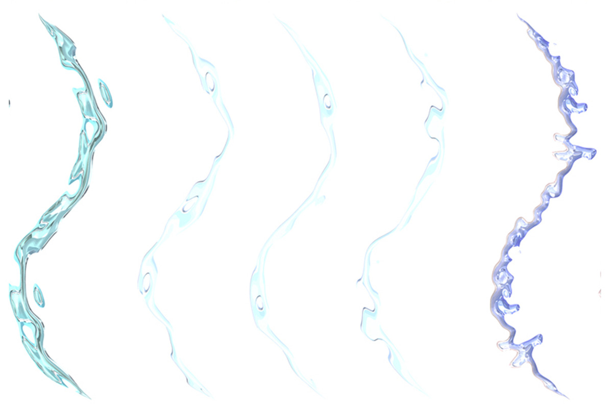 30 Liquid Splash Illustrator  Brushe, a Brush Add-On by Kseniya-Omega (Photo 5 of 8)