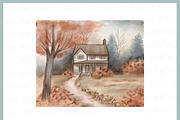 Floral Fall, a Decorative Illustration by Rosabebe (Thumbnail 2 of 3)