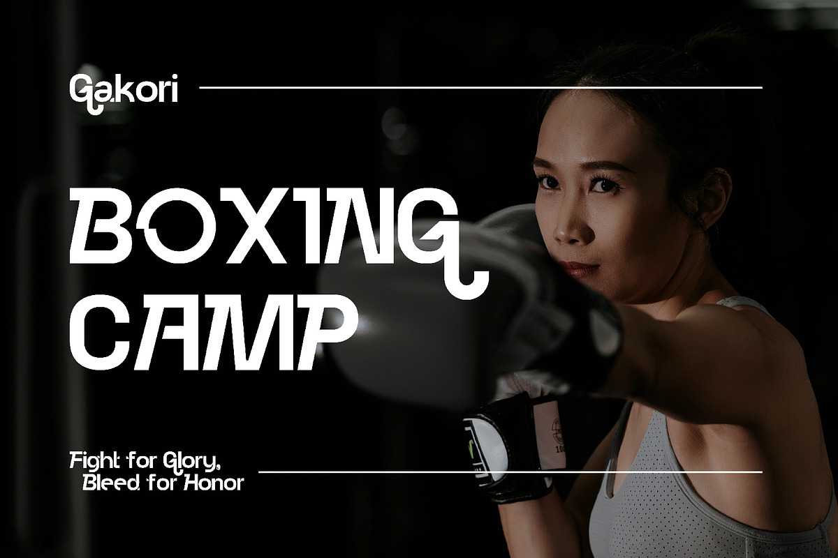 Gakori - Modern Sans, a Sans Serif Font by Boril Std (Photo 4 of 10)
