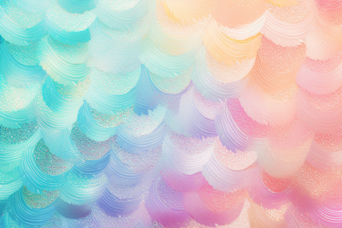 Rainbow Pastel Glitter, a Pattern Graphic by Printable Treasure (Photo 2 of 10)