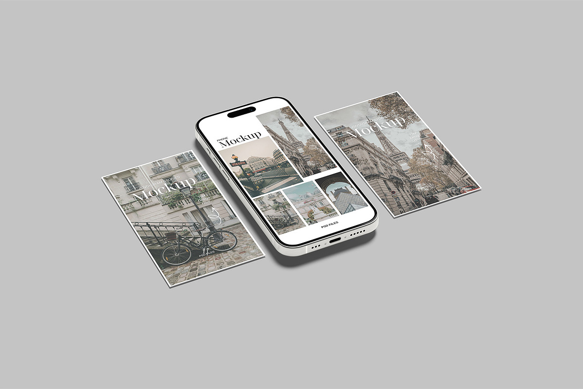 Instagram Stories Mockup, an iPhone Mockup by Graphiculon (Photo 11 of 11)