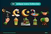 Ramadhan 3D Icons Illustration, an Illustration by Lumina_ui_ux202 (Thumbnail 3 of 8)