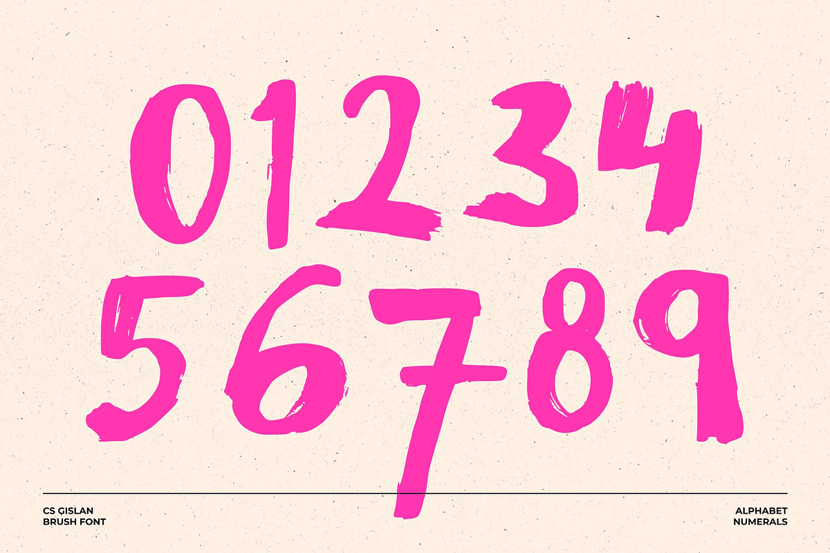 CS Gislan, a Handwritten Font by Craft Supply Co. (Photo 5 of 8)