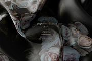 Pastel Dark Roses Wallpaper, a Pattern Graphic by paper aesthetic (Thumbnail 4 of 10)