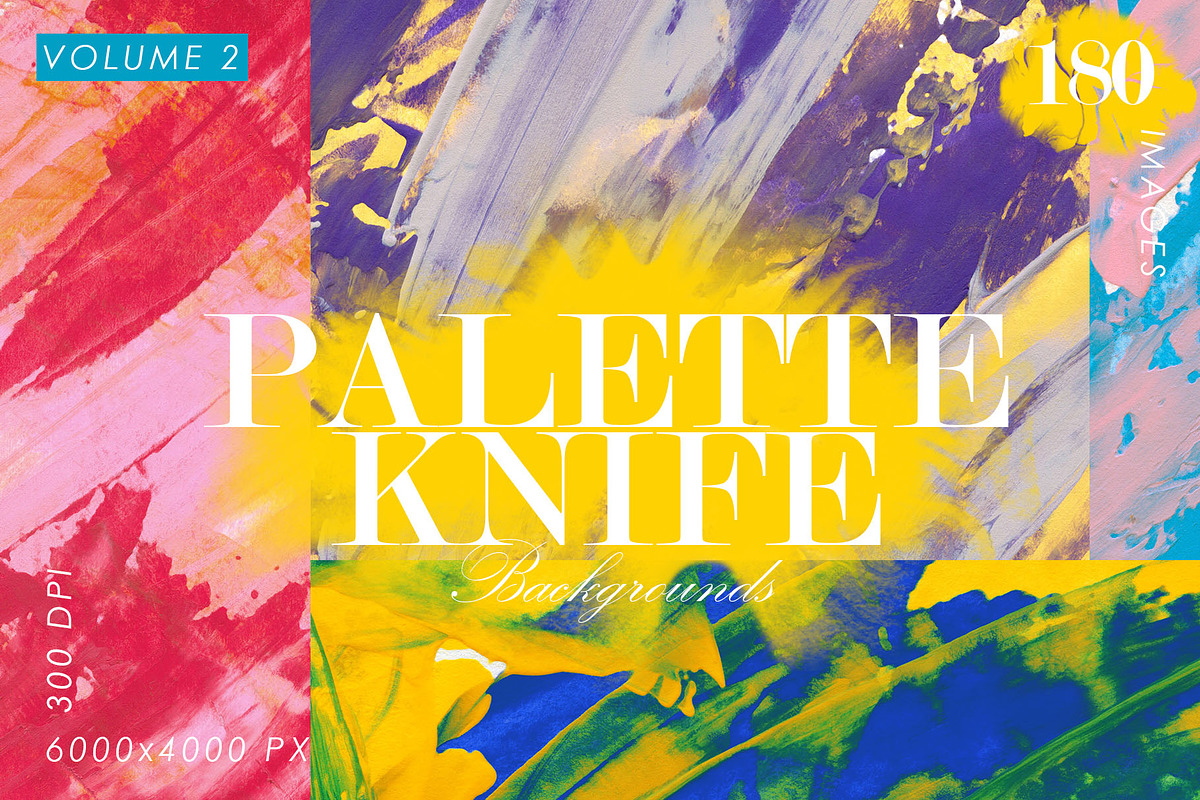 Palette Knife Acrylic Textures 2, a Texture Graphic by ArtistMef (Photo 1 of 12)