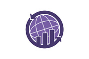 Global Finance Simple Logo, a Branding & Logo Template by Logo Loom (Thumbnail 3 of 4)