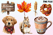 Autumn Fall Sublimation Clipart., a Graphic by CitraGraphics (Thumbnail 2 of 4)