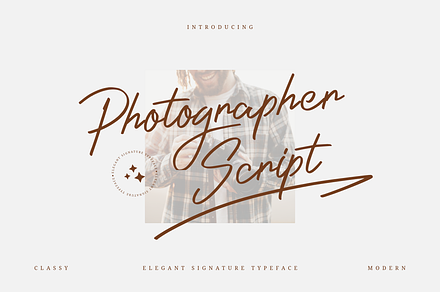 Photographer Script | Signature Font