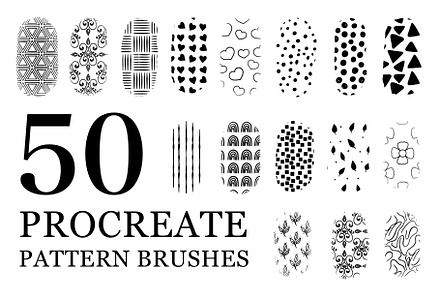Procreate Seamless Pattern Brushes