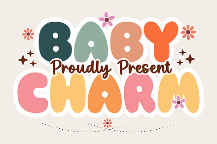 Baby Charm - Cartoon Font Types, a Font by AMC STUDIO