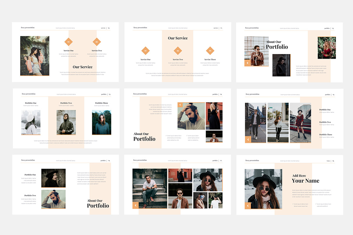 Fassy - Lookbook Powerpoint Template, a Presentation Template by naulicreative (Photo 3 of 4)