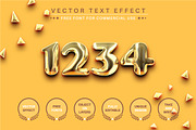 Realitic Gold - Editable Text Effect, a Layer Style Add-On by rwgusev (Thumbnail 4 of 5)