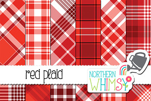 Red And White Plaid