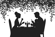 Minimalist family eating dinner, an Illustration by Amazin_art (Thumbnail 7 of 17)