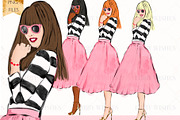 Paris Clip art illustrations, an Illustration by Libby Wishes (Thumbnail 5 of 7)