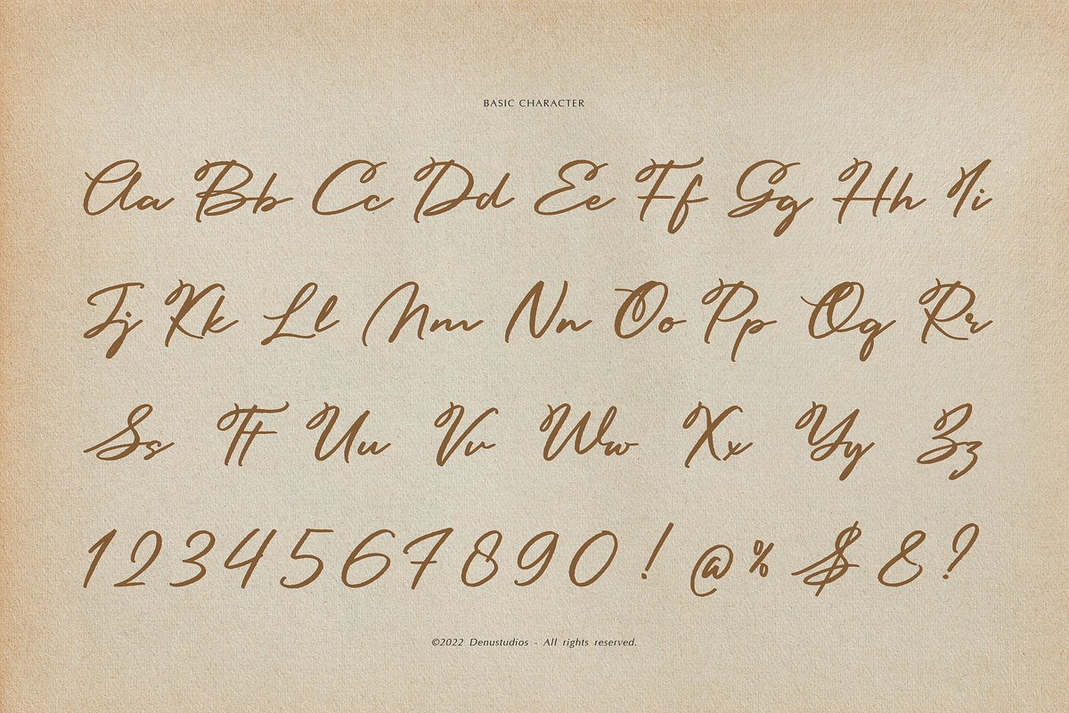 Larickson Fracture Script, a Script Font by Denustudios (Photo 10 of 12)