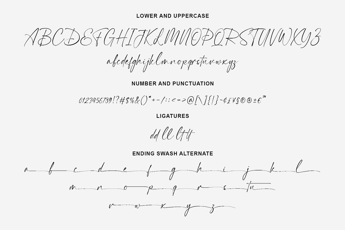 Jherlitha - Signature Font, a Script Font by BumbleGraph Studio (Photo 13 of 15)
