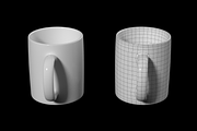 Coffee and Tea Ceramic Mug Base Mesh, a Furniture 3D Model by VK Studio (Thumbnail 7 of 16)