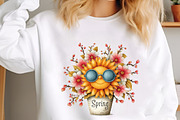 Whimsical Spring Clipart, an Illustration by designcity5 (Thumbnail 3 of 5)