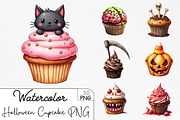 Halloween Cupcake PNG, an Illustration by CrexoraLab (Thumbnail 1 of 5)