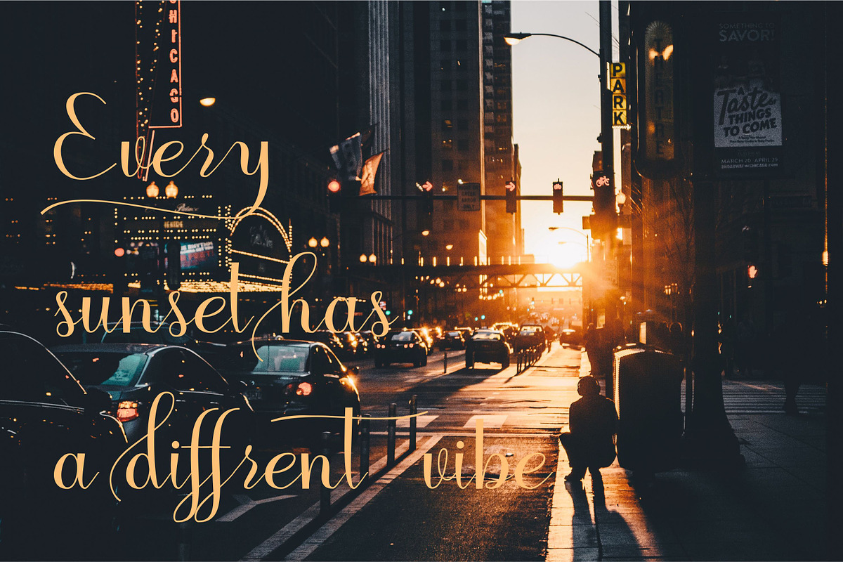 Chicago, a Script Font by Funtype (Photo 8 of 9)