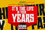 BERANI - Strong Display Font, a Font by Gassstype (Thumbnail 2 of 8)