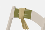 Wedding Invitation Chair Mockup, a Merchandise Mockup by Unerispace (Thumbnail 4 of 5)