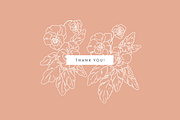 Flower Garden Vector Illustrations, a Decorative Illustration by Emma Webb Studio (Thumbnail 8 of 8)