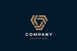 Abstract triangle  logo vector., a Branding & Logo Template by lettett