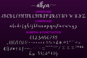 Athea - Lovely Wedding Script, a Script Font by Inventype Studio (Thumbnail 4 of 10)